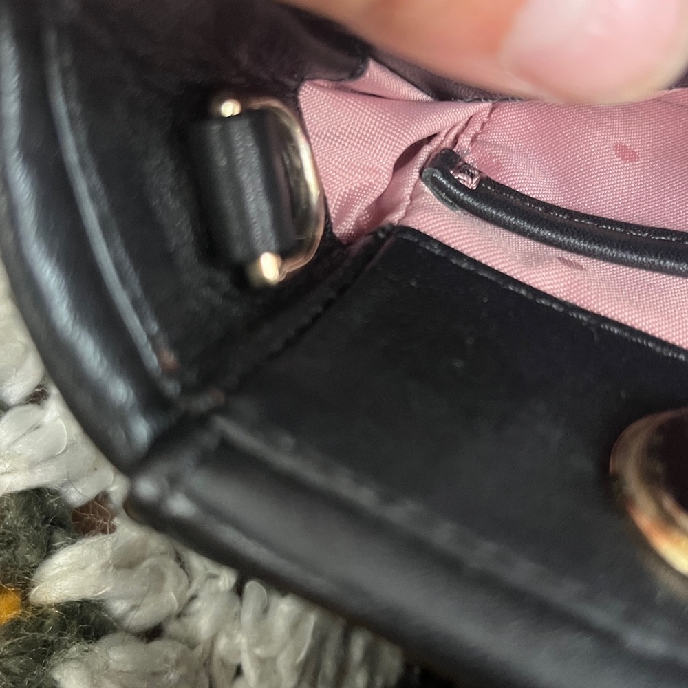 Kate Spade Black Quilted Clutch with Gold Accents - Picture 12 of 17